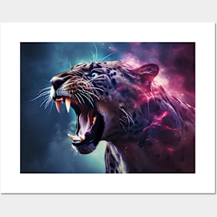 Panther Animal Bird Majestic Wilderness Surrealist Posters and Art